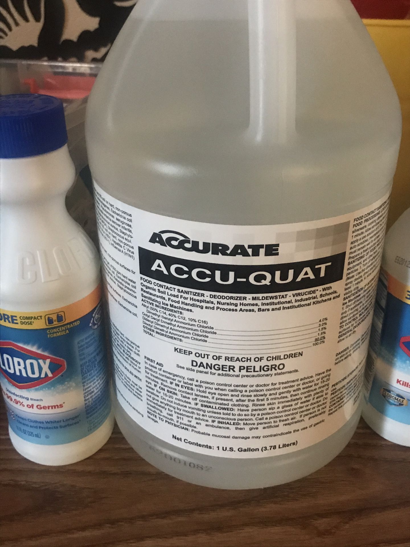 $.20cents per gallon! medical grade disinfectant