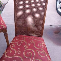 Set Of 4 Caned CANE back Chairs