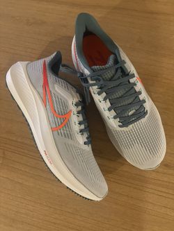 Nike Air Zoom Pegasus 39 Pure Platinum Total Orange - Men's Sz 10 - DH4971 003