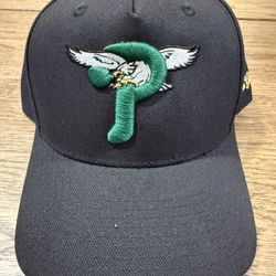 Philadelphia Eagles & Phillies Black/Green Logo SnapBack Hat