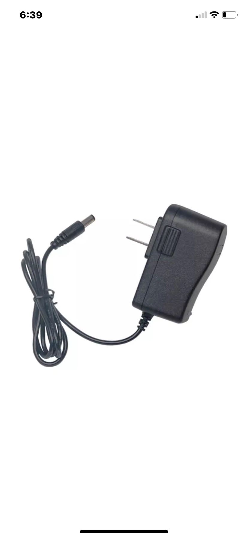 12610AC 12.6V 2A 5.5*2.5mm AC Power Adapter