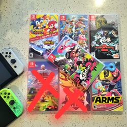 Nintendo Switch Games - Smash Bros, Zelda, Pokémon, Splatoon 2 & More (CIB)