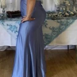 Blue Cocktail Dress