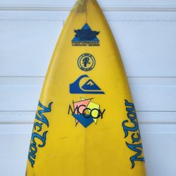 Vintage McCoy Surfboard Thruster 