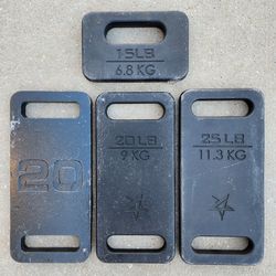 15-25lb Cast Iron Ruck Plates