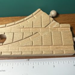 Thomas wooden Railway Train Short Curve Switch Track Clickety Clack