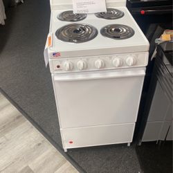 New Scratch & Dent 20 in 4 Burners Electric Range
