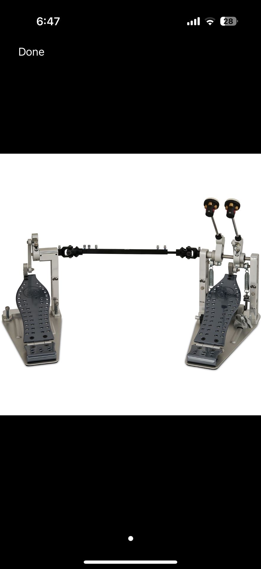 DW Machine Direct Drive Double Bass Pedal