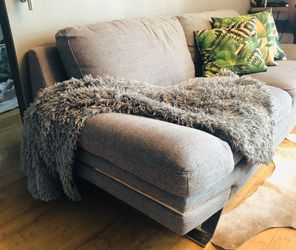 Modern , microfibre sofa from el dorado