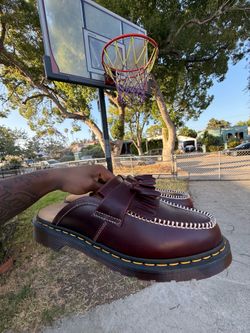 Dr. Marten Adrian Leather Slip On Mules