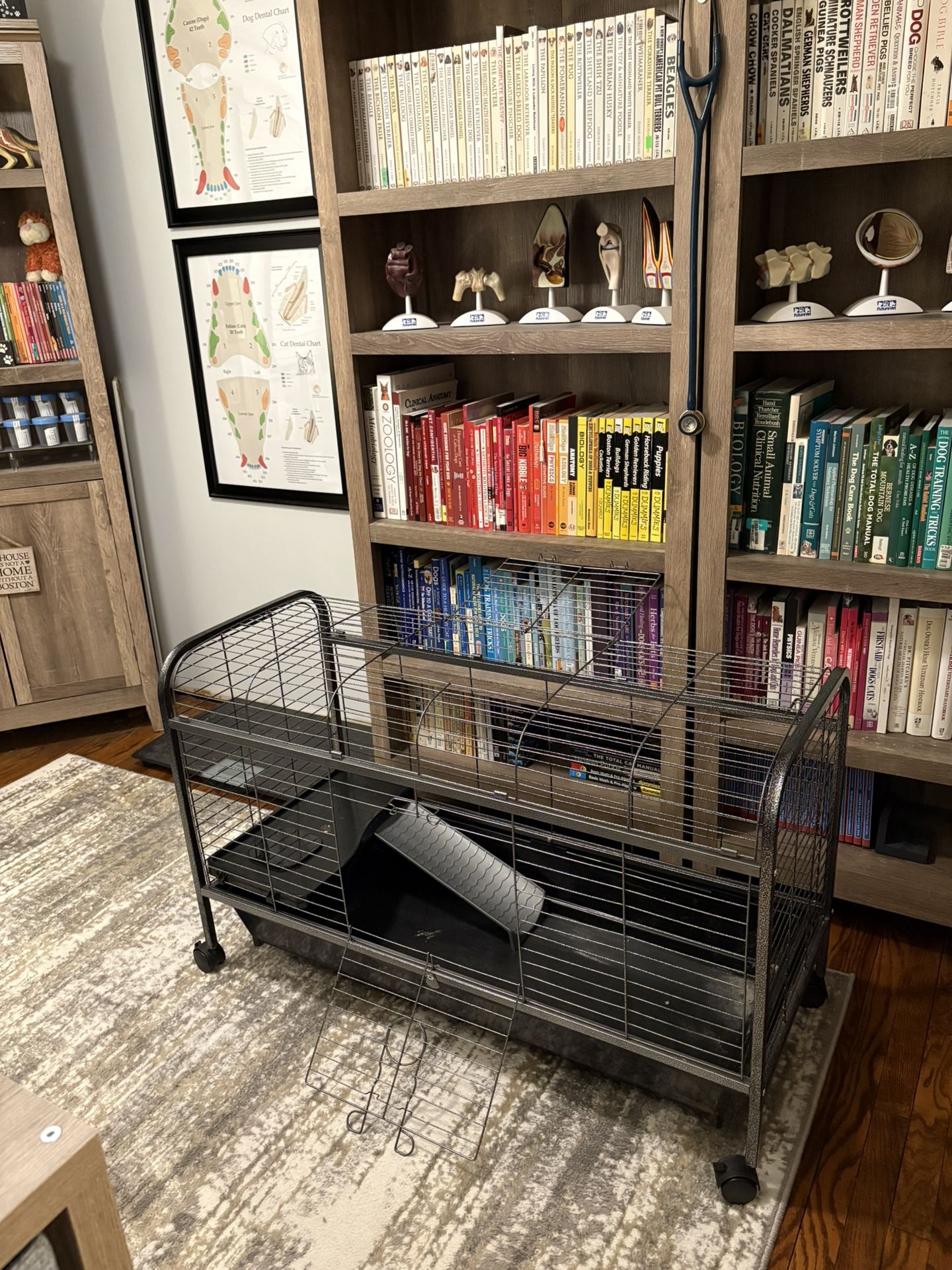 Rabbit Cage Home On Wheels