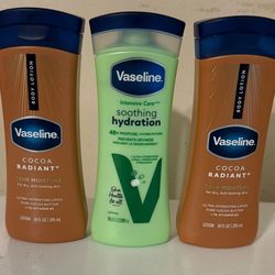 Vaseline lotions (all)