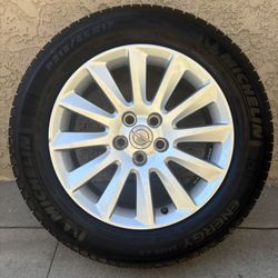 215/65R17 Michelin Tire + Rim 