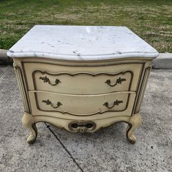 Weiman 1960s Night Stand Marble Top