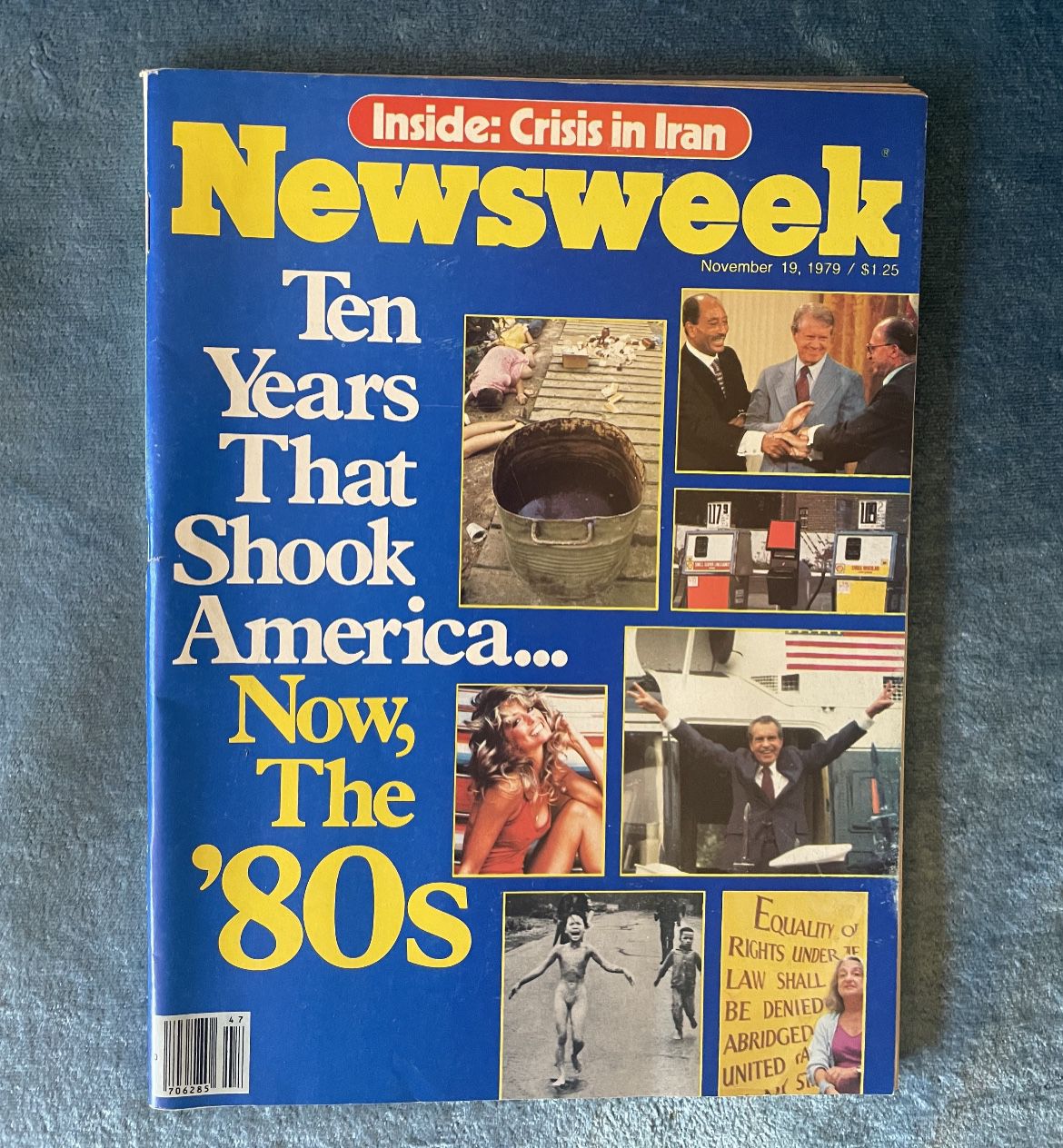 Vintage 1970s (1) TIME & (1) Newsweek Magazine