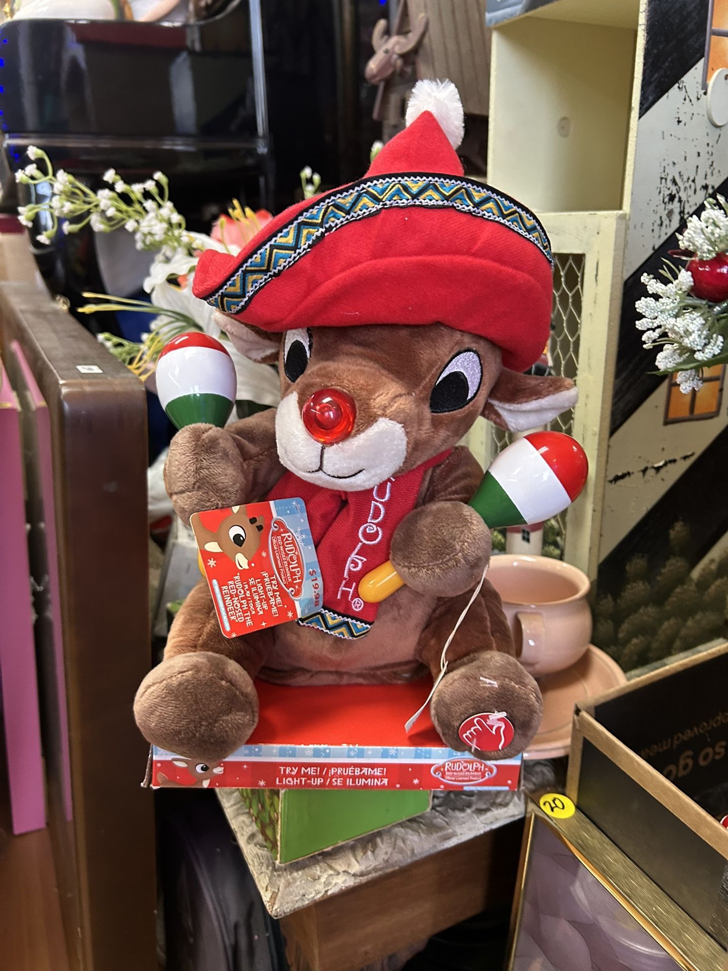 Rudolph The Red Nose Reindeer Christmas Musical Dancing reindeer