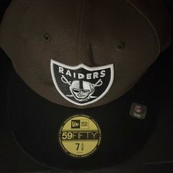 Brown Raiders Hat