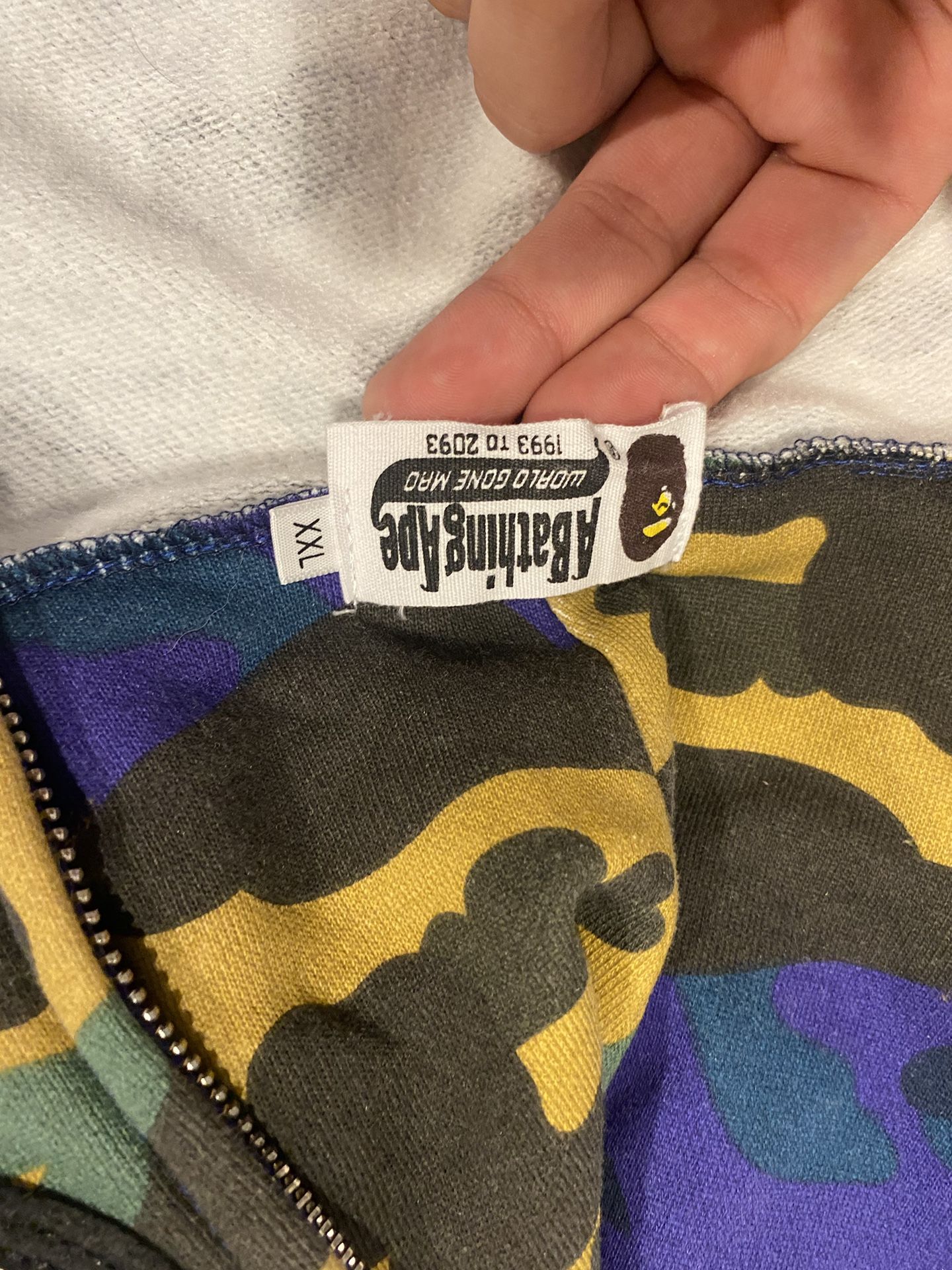 heron preston bape hoodie