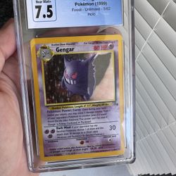 Gengar Holo - Fossil Pokémon card 5/62