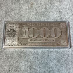 Silver Bar 4 oz  .999