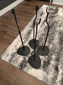 Sanus Adjustable Speaker Stands, Set of 4