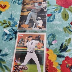 Detroit Tigers Rookie Baseball Cards Lot 