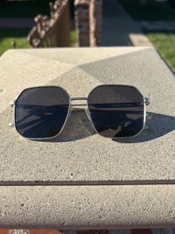 Sojos Oversized Square Sunglasses Silver Frame