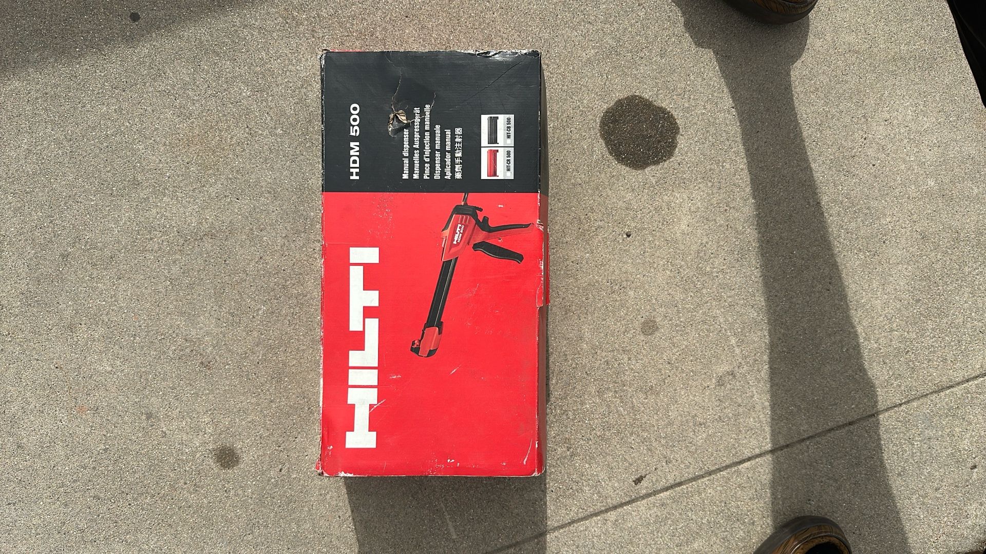 HILTI HDM 500 Manuel Dispenser 