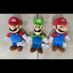 Mario And Luigi Stuffed Animals/plushies