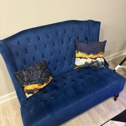 Sofa And Loveseat And Barstools 