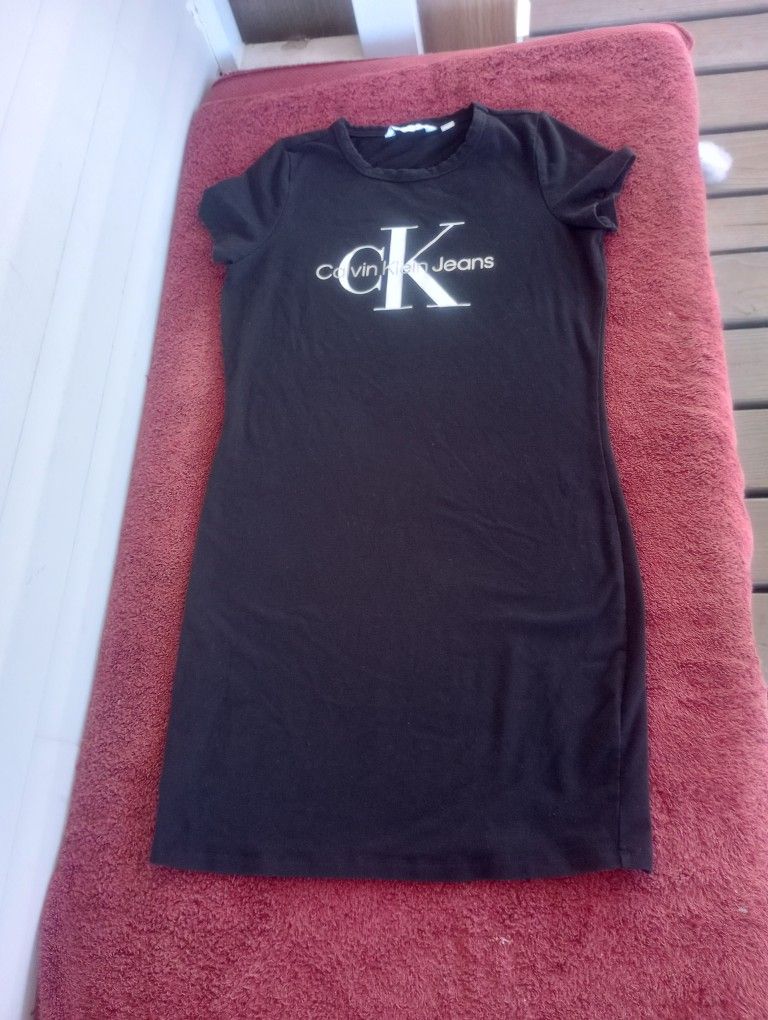 Calvin Klein jeans shirt dress size small