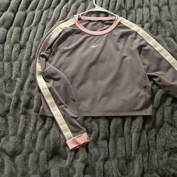 Nike Running Shirt Crop Long Sleeve 