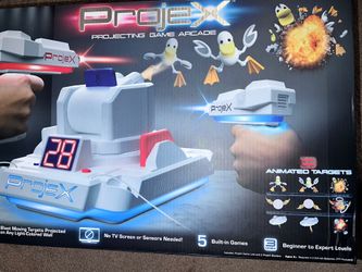 Projex Projecting Game Arcade System, 5 Games, 3 Levels, 2 Players, Complete, IOB