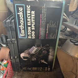 Earthquake. 5 Ton Electric Log Splitter.