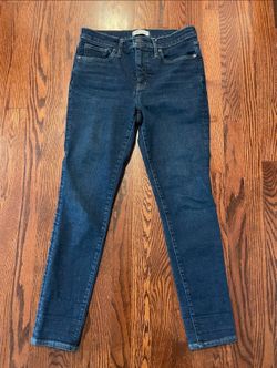 Madewell 9" Mid-Rise Skinny Jeans Size 29