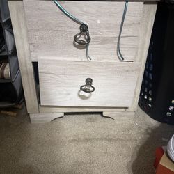 Queen Bed Frame , Night Stand And Dresser 