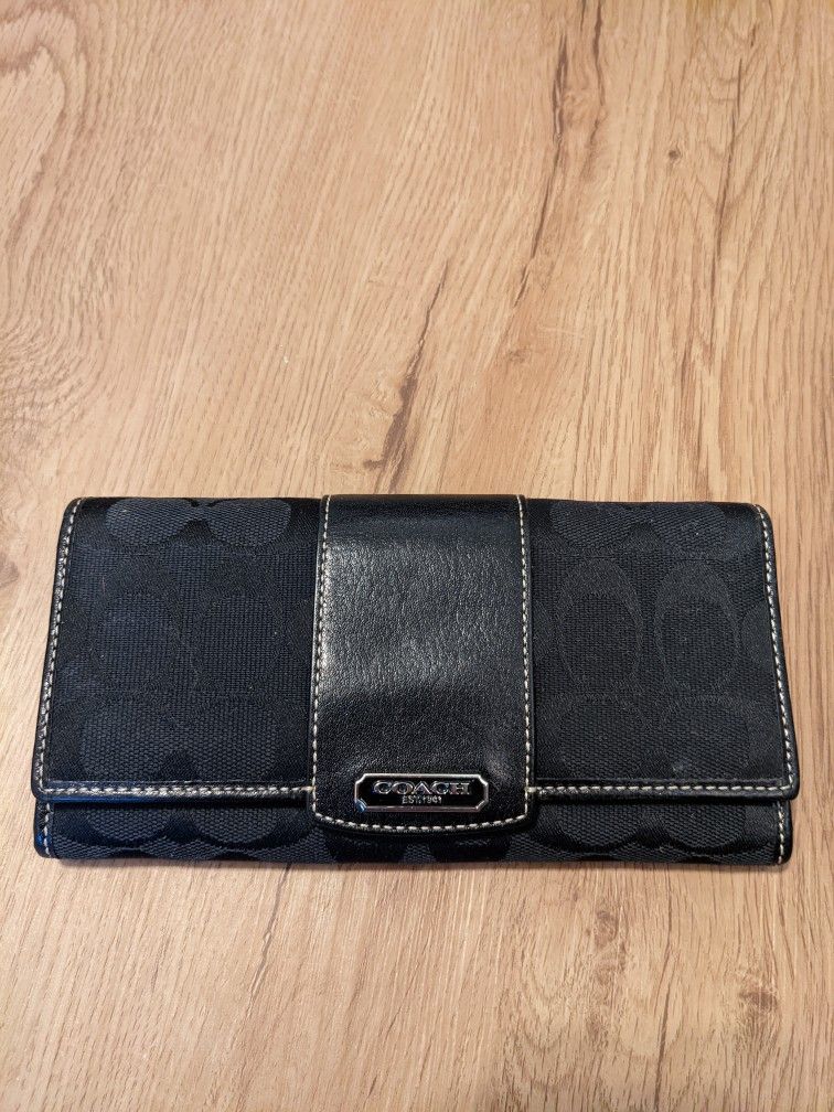 Coach leather wallet