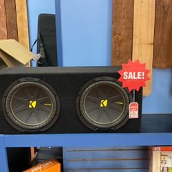 Kicker CompC 12” Double Enclosure 