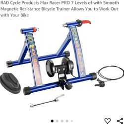 Bike trainer indoor RAD. New in box. Bought it but never used it. 