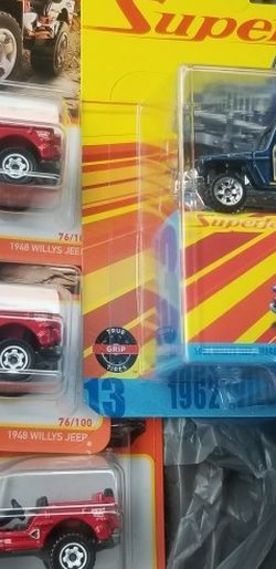Matchbox Jeeps $2.50 Each