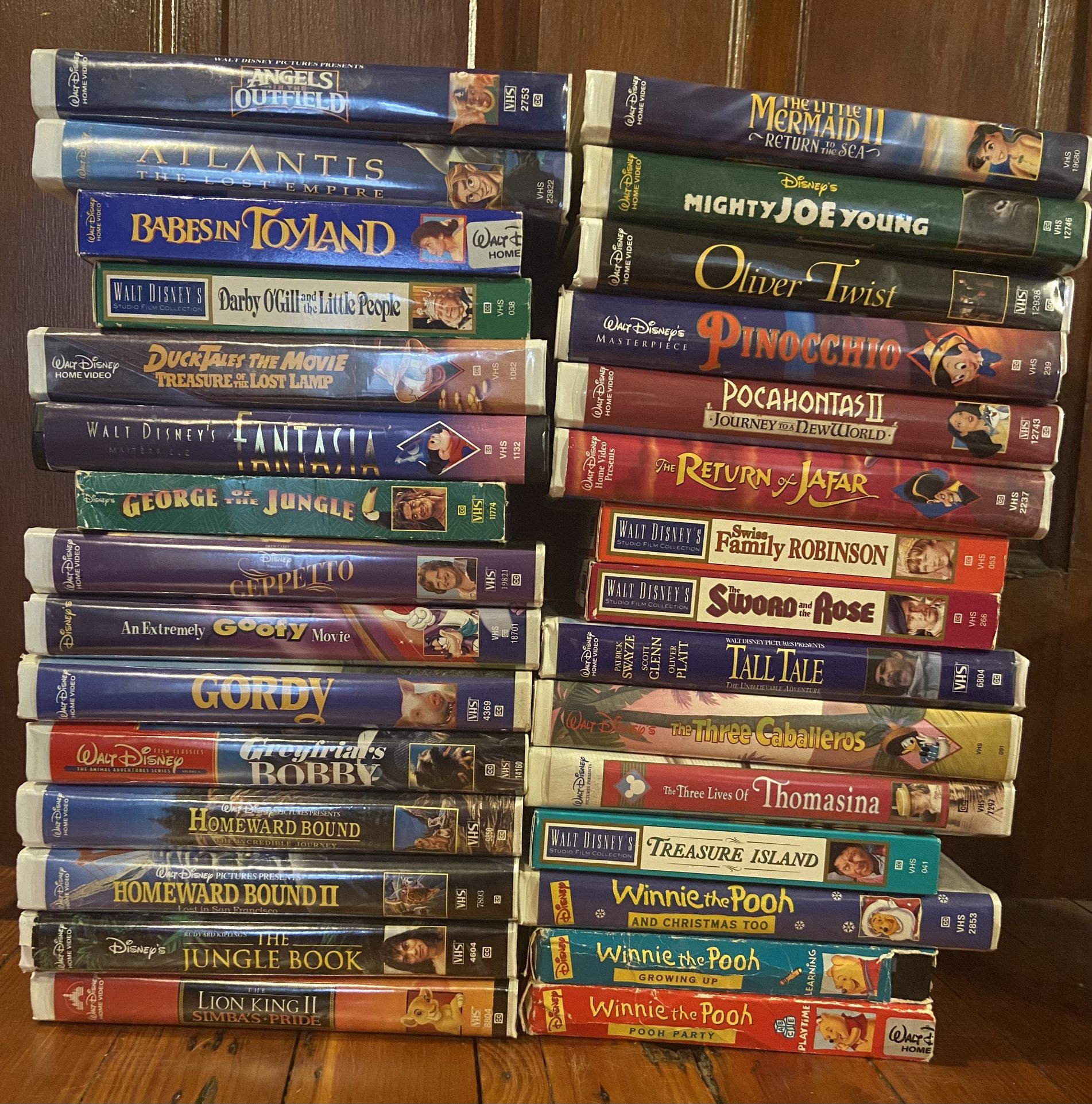 Walt Disney Vhs Movies