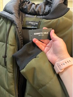Kenneth Cole green jacket