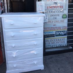 Cajonera De 5 Drawers New Pine Wood 