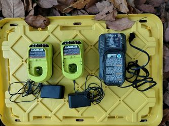 18V RYOBI POWER TOOLS WITH BATTERY PACKS & CHARGERS