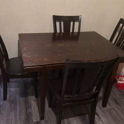Table Set 4 Chairs