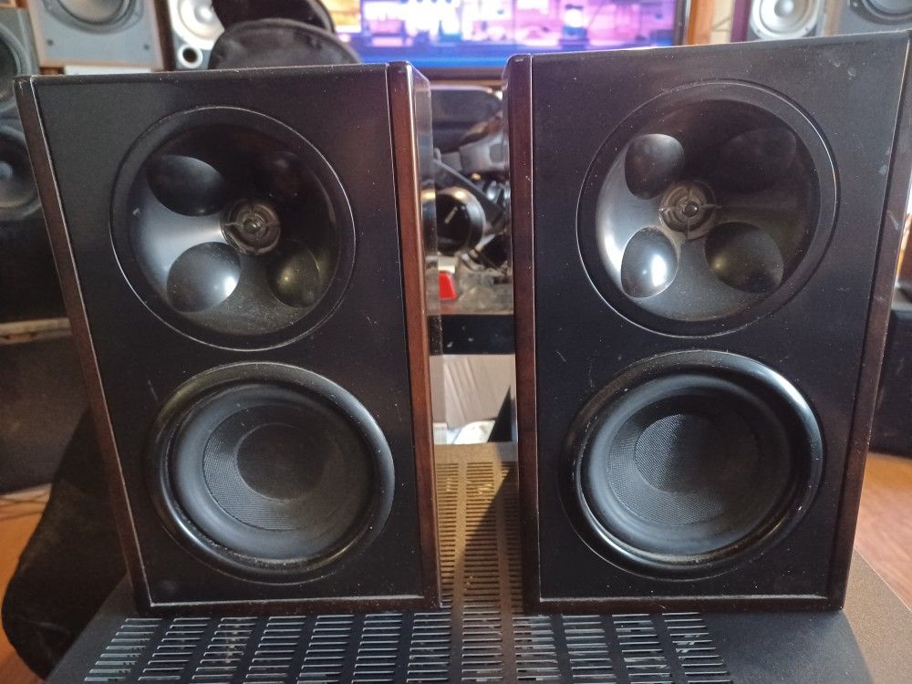 KLIPSCH WB14 WIRED BOOKSHELF SPEAKERS π $300 FINAL PRICE