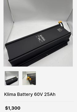 NAMI KLIMA ELECTRIC SCOOTER BATTERY