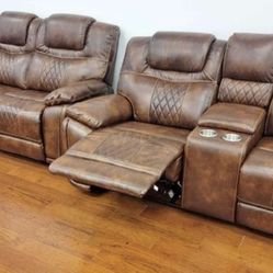 Santiago Two Piece Reclining Living Room $1099
