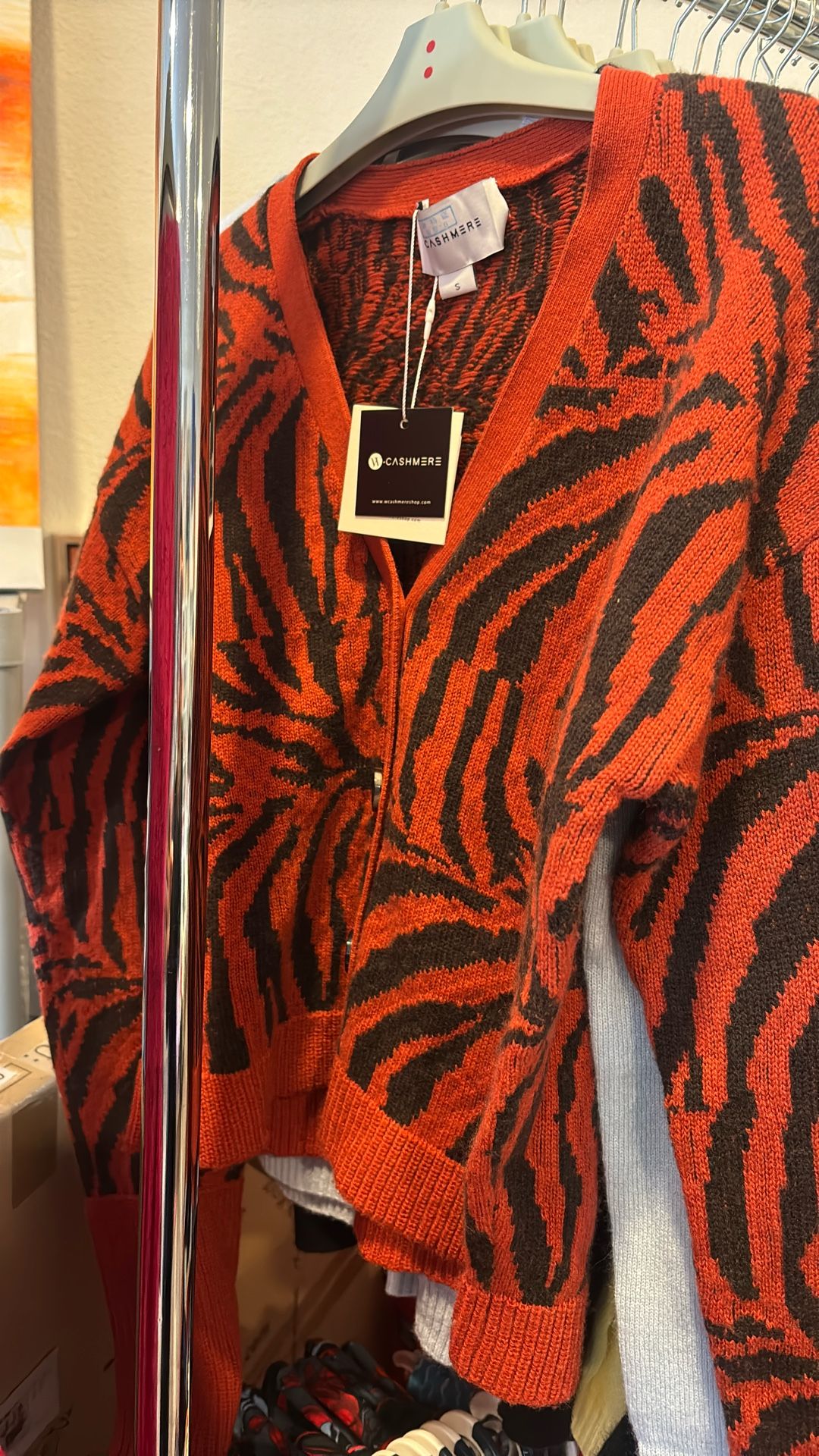 Britta Zebra print Cardigan