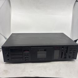NAKAMICHI CASSETTE PLAYER BX-300 DISCRETE 3 HEAD CASSETTE DECK POWERS ON AS IS